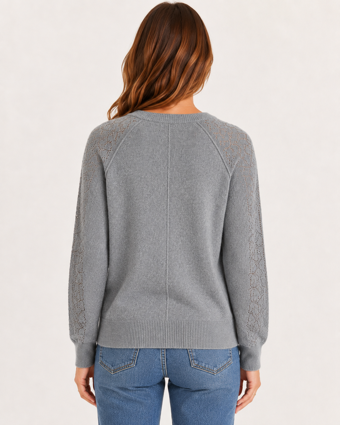Hem & Thread Women's Henley Knit Sweater