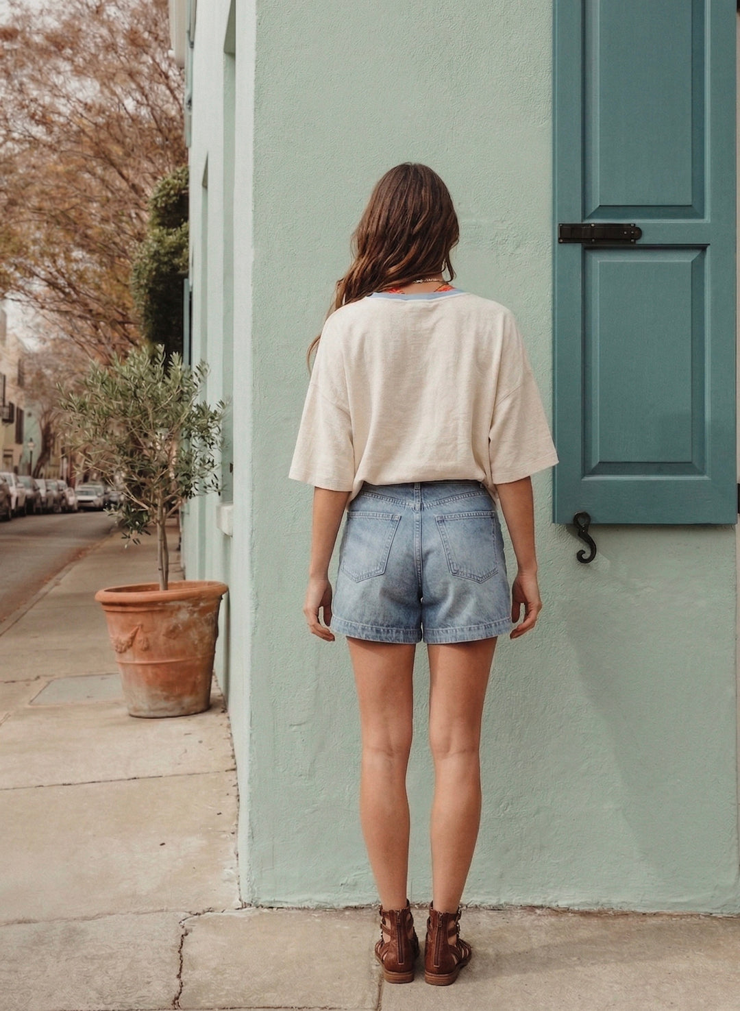 Mindy Basic Oversized Shirt