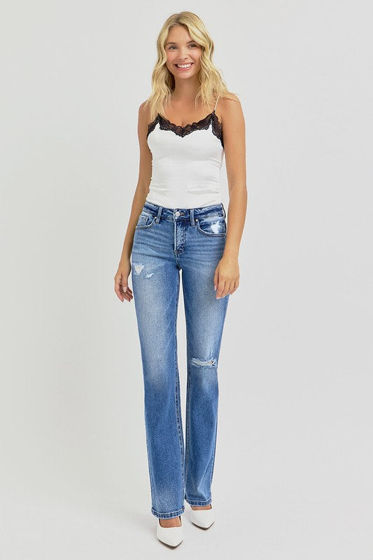 Risen - Lilly High Rise Straight Jean