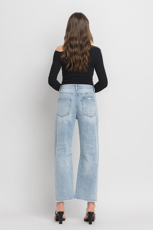 Vervet - Nyxee High Rise Barrel Jeans