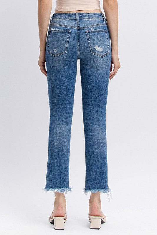 Flying Monkey - Madelyn Mid Rise Straight Jean
