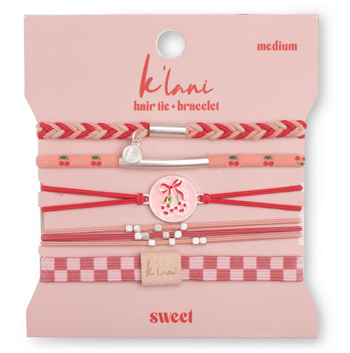 K'Lani Hair Tie Bracelets - Sweet