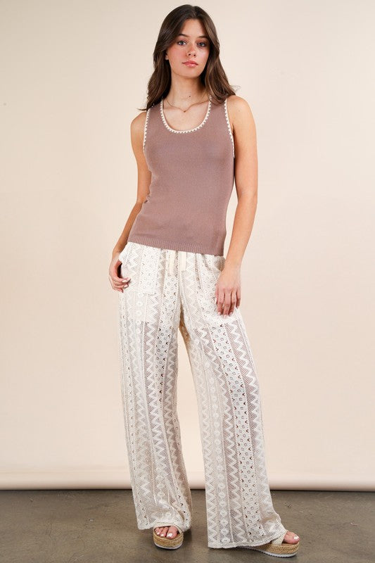 Julie Sleeveless Knit Tank