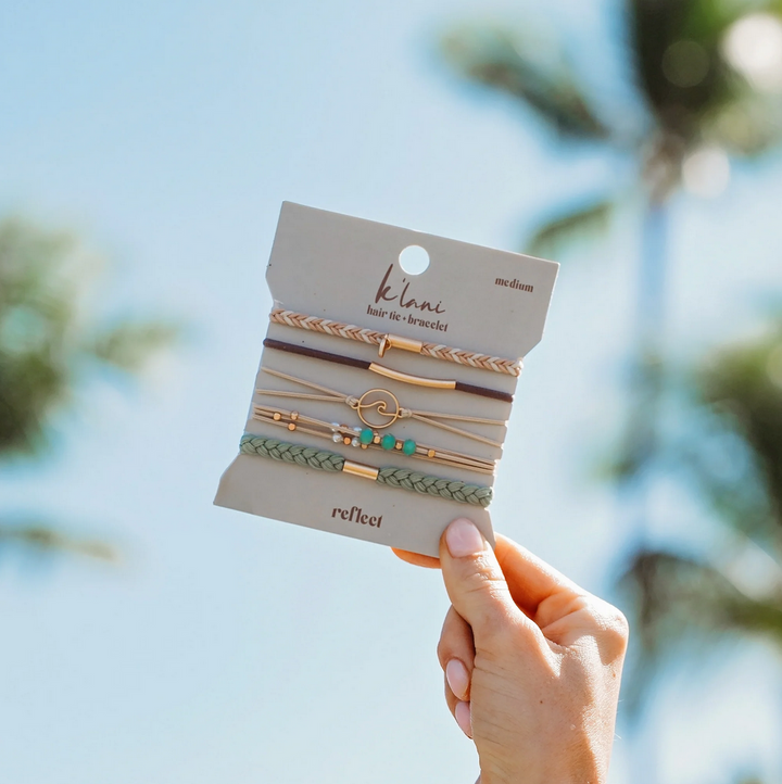 K'Lani Hair Tie Bracelets - Reflect