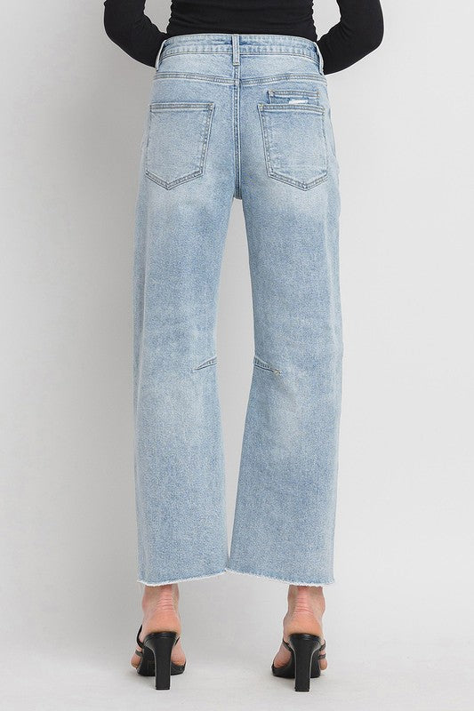 Vervet - Nyxee High Rise Barrel Jeans