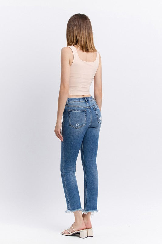 Flying Monkey - Madelyn Mid Rise Straight Jean