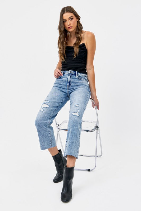 HIdden - Ella High Rise Wide Leg Jeans
