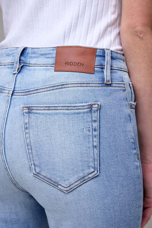 Hidden - Bella High Rise Straight Jeans
