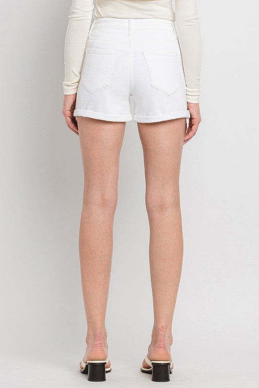Vervet - Odessa High Rise Cuff Shorts