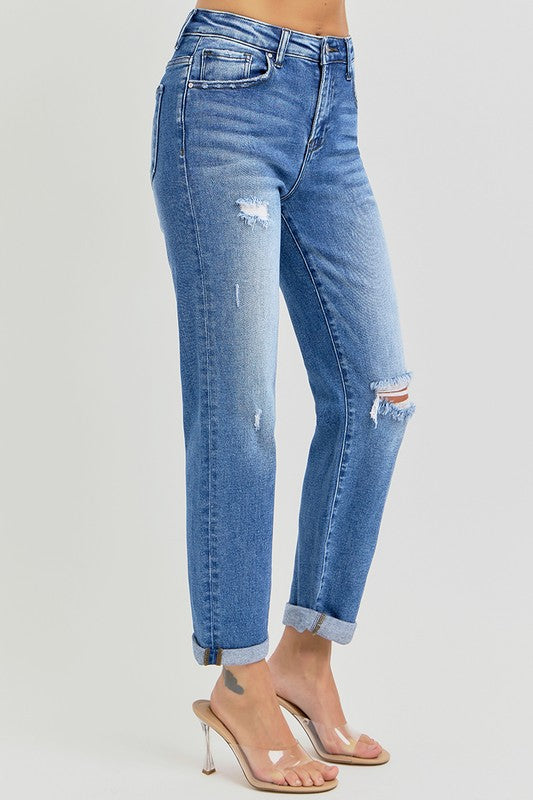 Risen - Lilly High Rise Crop Jeans