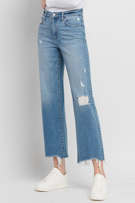 Flying Monkey - Bailey High Rise Wide Jeans