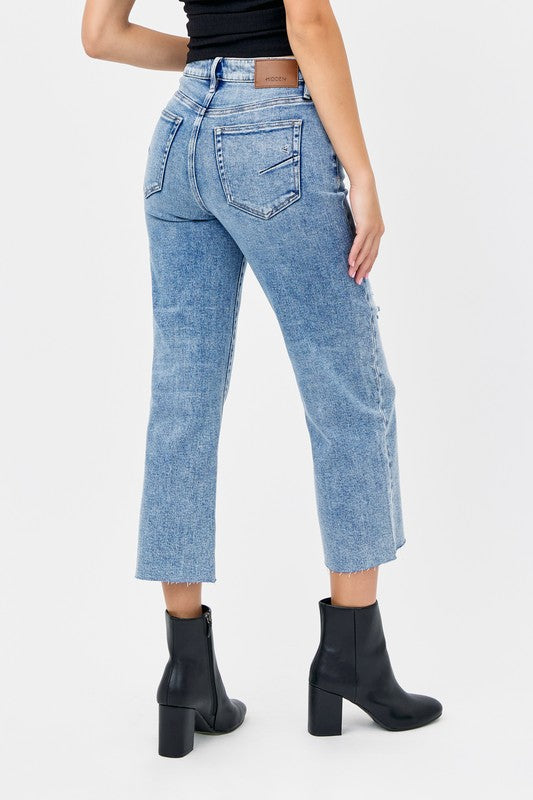 HIdden - Ella High Rise Wide Leg Jeans