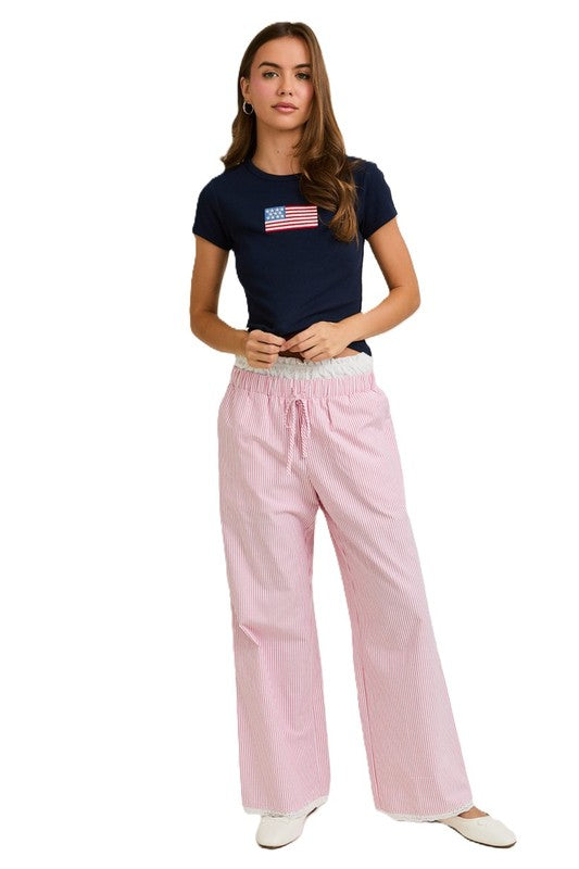 Taya Short Sleeve Flag Tee