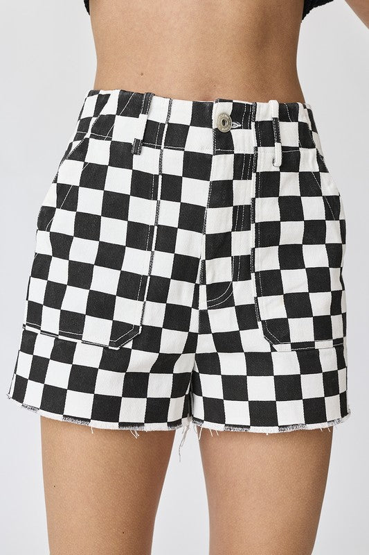 Colleen Denim Shorts - Black