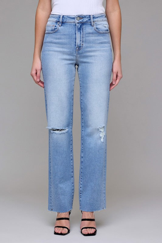 Hidden - Bella High Rise Straight Jeans