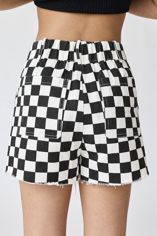 Colleen Denim Shorts - Black