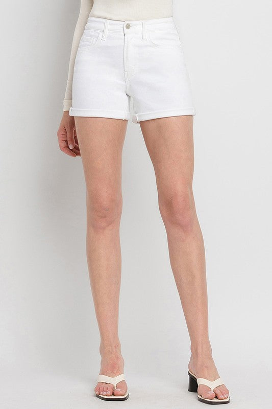 Vervet - Odessa High Rise Cuff Shorts