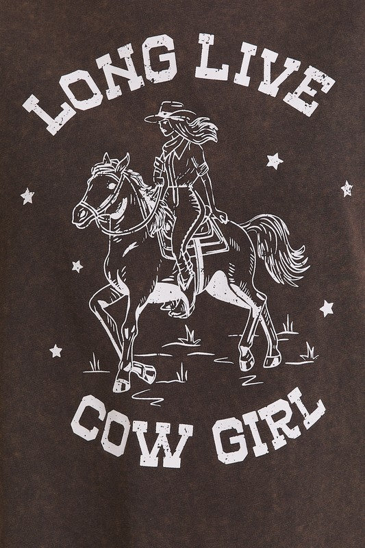 Live Long Cowgirl Graphic Tee