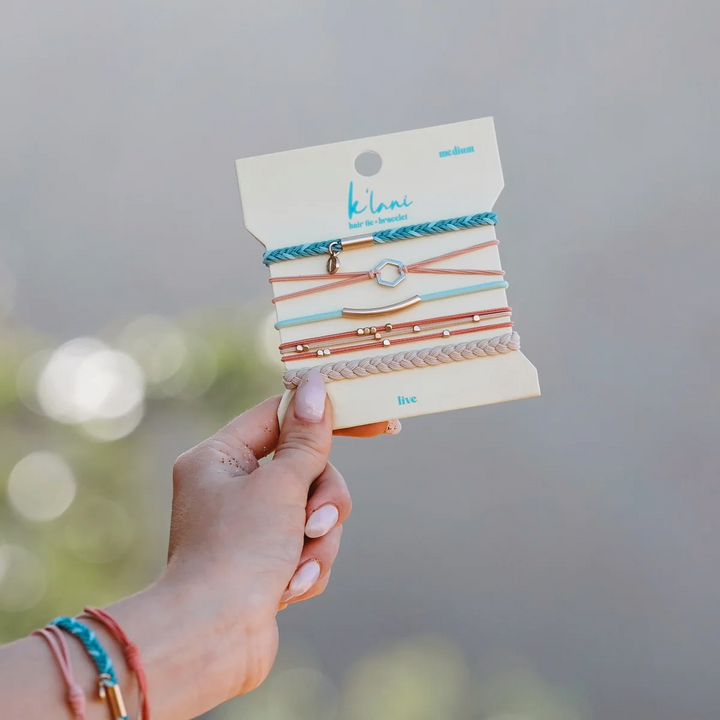 K'Lani Hair Tie Bracelets - Live