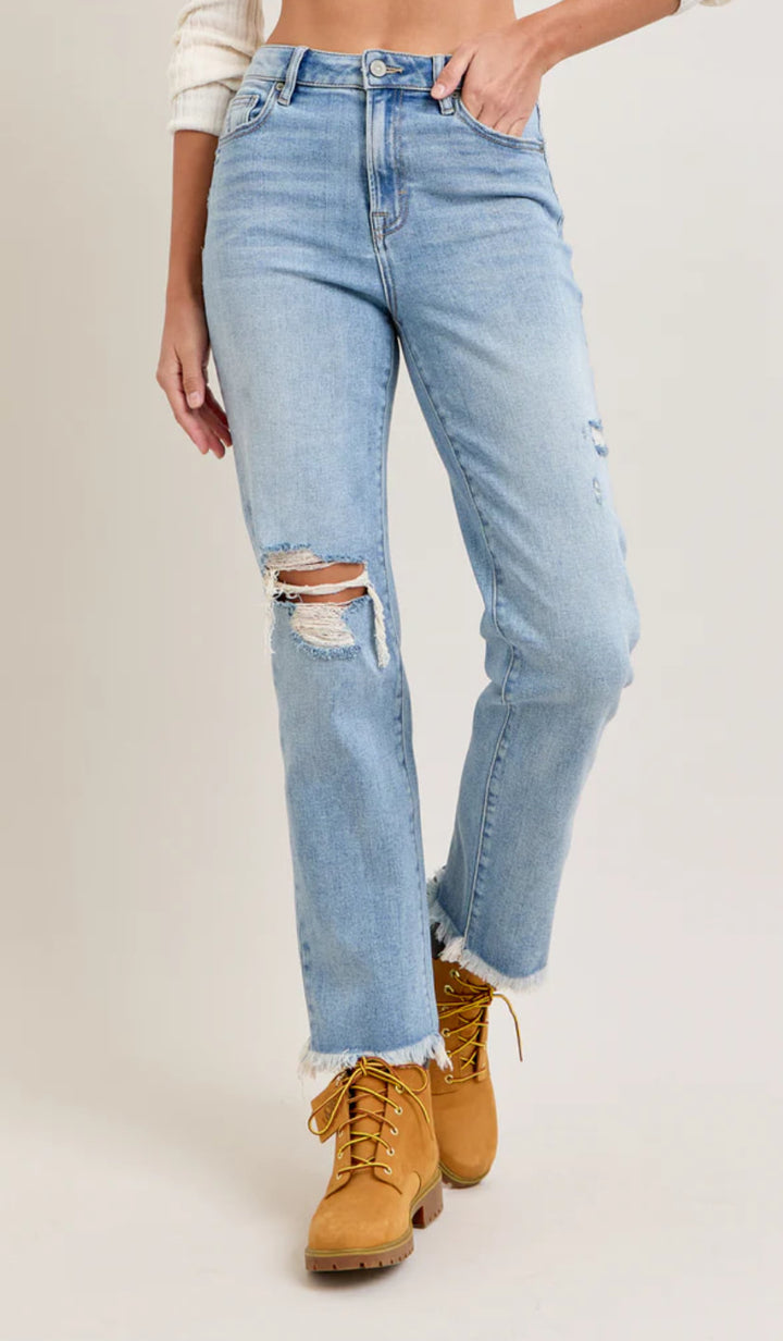 Hidden - Sarah High Rise Straight Jean