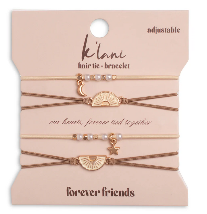 K'Lani Hair Tie Bracelets - Forever Friends