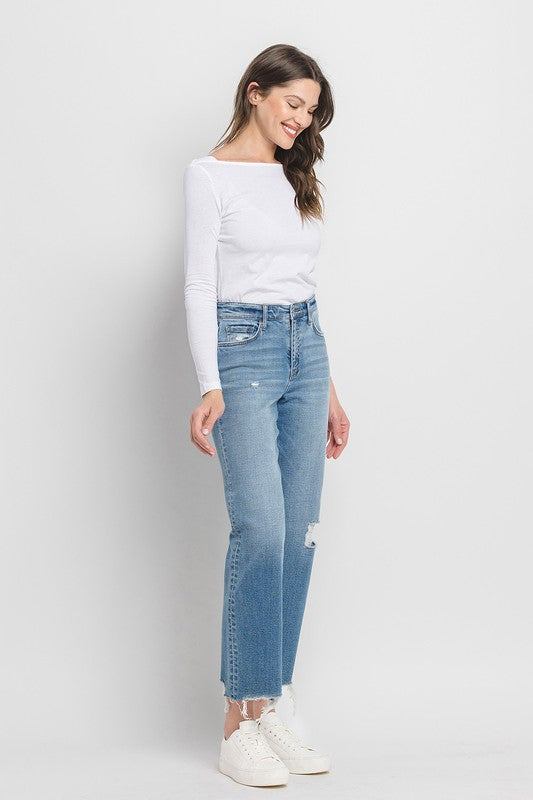 Flying Monkey - Bailey High Rise Wide Jeans