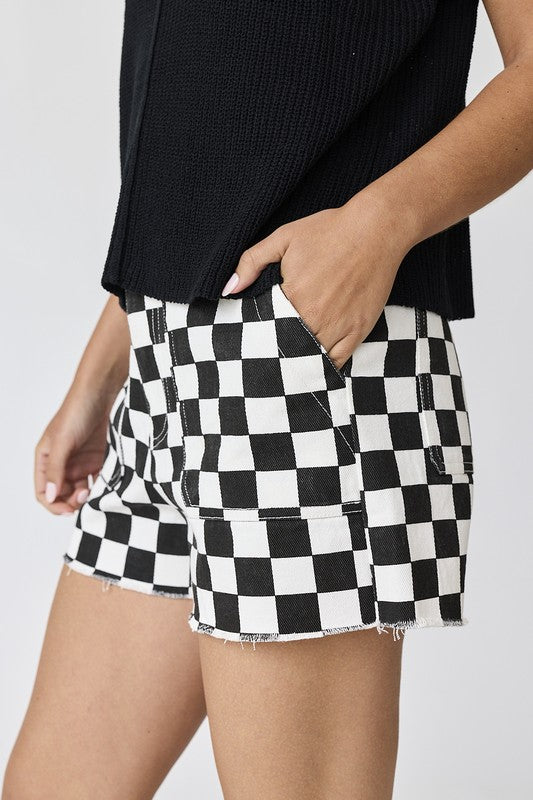 Colleen Denim Shorts - Black