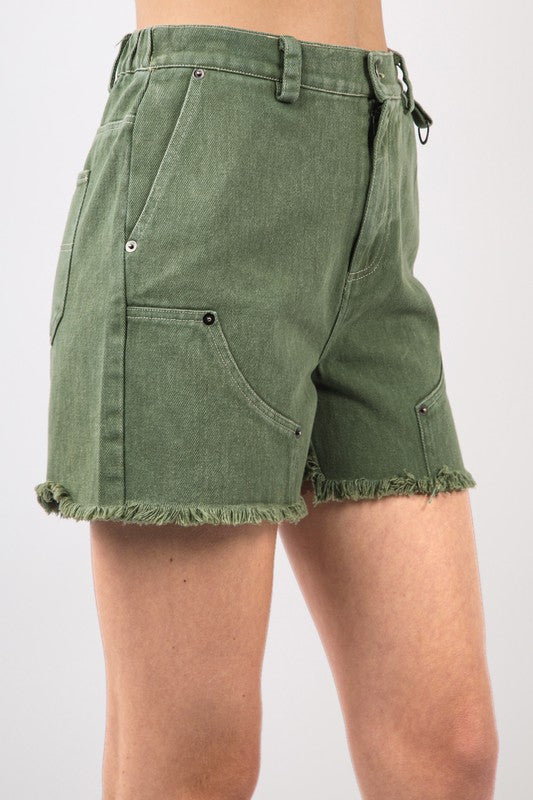Bree Washed Denim Shorts