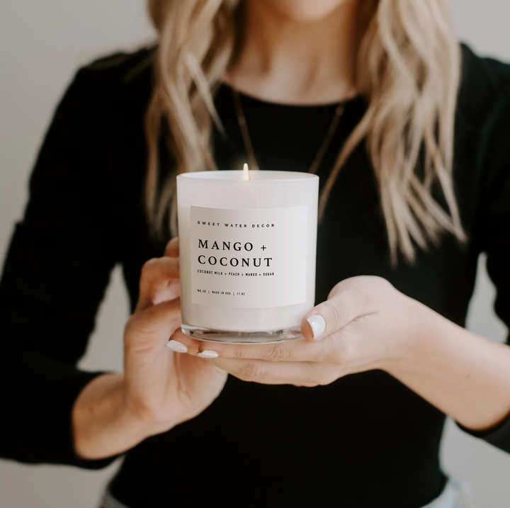 Soy Candle - Mango and Coconut