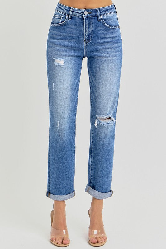 Risen - Lilly High Rise Crop Jeans