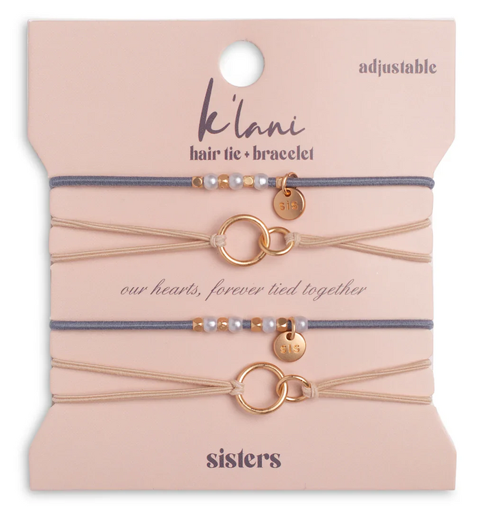 K'Lani Hair Tie Bracelets - Sisters