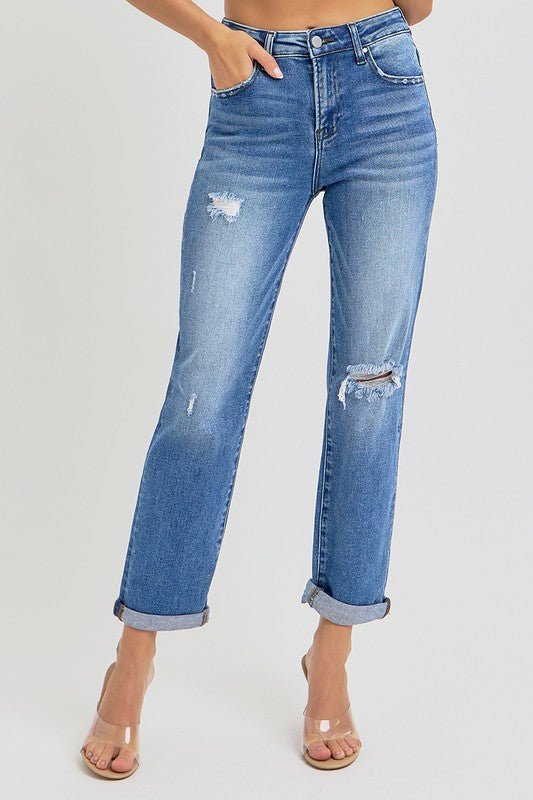 Risen - Lilly High Rise Crop Jeans