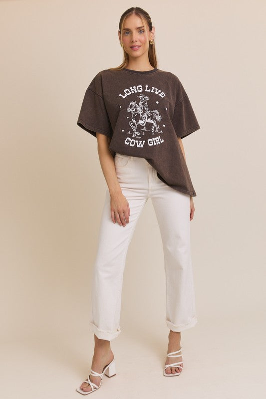 Live Long Cowgirl Graphic Tee