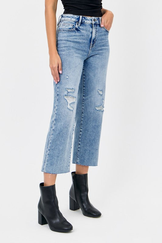 HIdden - Ella High Rise Wide Leg Jeans