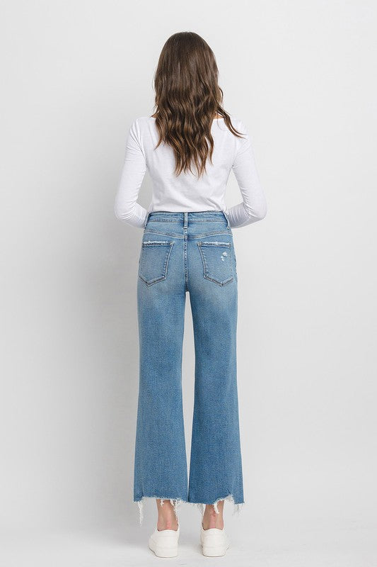 Flying Monkey - Bailey High Rise Wide Jeans