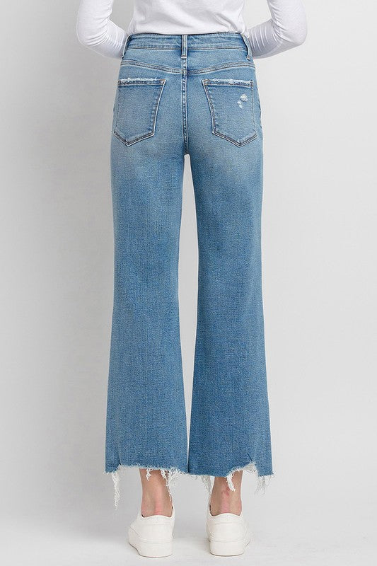 Flying Monkey - Bailey High Rise Wide Jeans