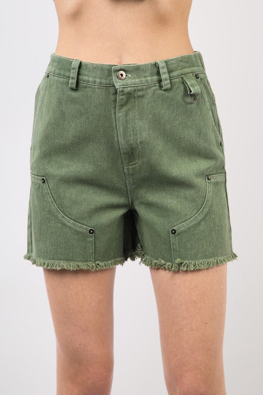 Bree Washed Denim Shorts
